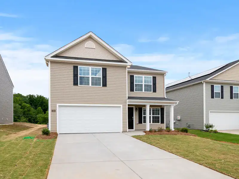 New two-story home in Richardson after a wind-damage roof repair
